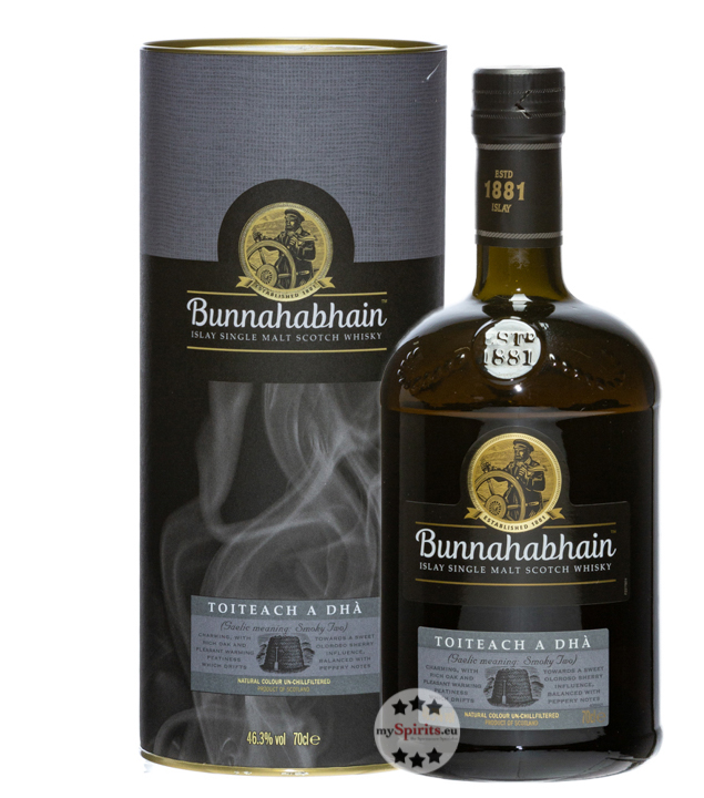 Bunnahabhain Toiteach A Dhà Whisky (46,3 % Vol., 0,7 Liter) von Bunnahabhain