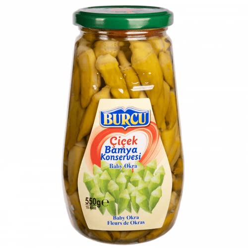 Baby Okra 550 g – Cicek Bamya Konservesi von Burcu