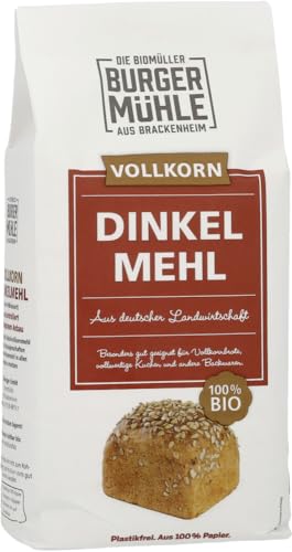 Burgermühle Bio Dinkelvollkornmehl (2 x 1 kg) von Burgermühle