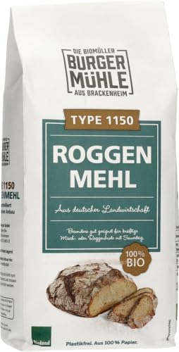 Burgermühle Roggenmehl Type 1150, bioland (1 x 1 kg) von Burgermühle