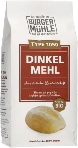 Dinkelmehl Type 1050 1 x 1 kg von Burgermühle