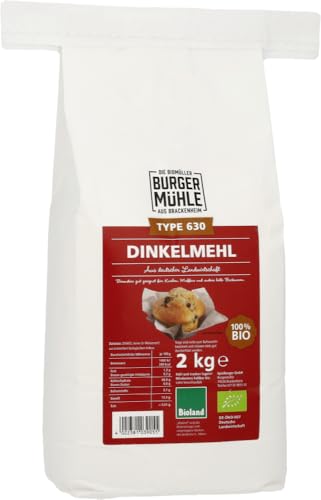 Dinkelmehl Type 630 2 x 2 kg von Burgermühle