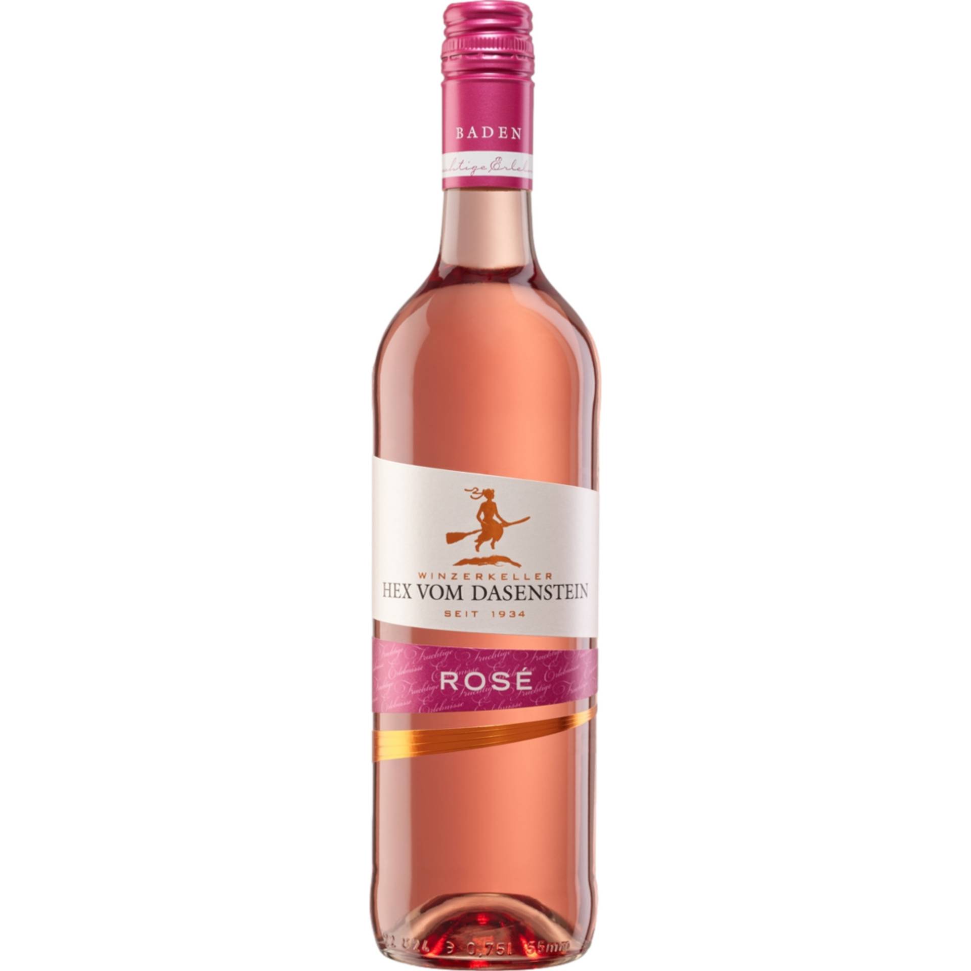 Winzerkeller Hex vom Dasenstein Rosé, Feinherb, Baden, Baden, 2023, Roséwein von Burgunderplatz 1, 77876 Oberkirch