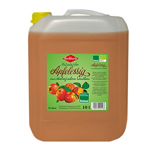 Burkhardt Bioland Bio - Apfelessig 5% Säure 10Ltr. Kanister naturtrüb von ebaney