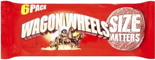 Burton's Wagon Wheels (6 per pack) individually wrapped - einzeln verpackt von Burton's