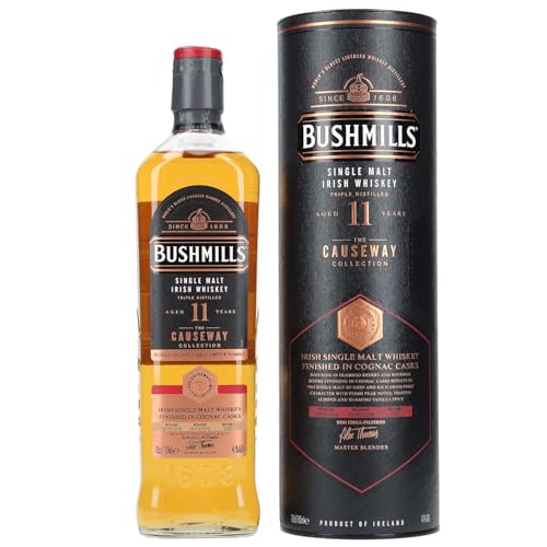 Bushmills 11 Jahre, 2010/2022, Causeway Collection Cognac Cask Finish Single Malt Irish Whiskey, 0,7l alc. 47% vol. von Bushmills