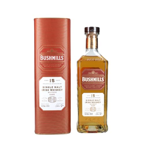 Bushmills 15 Jahre Single Malt Whiskey, 0,7l alc.46% Vol. von Bushmills