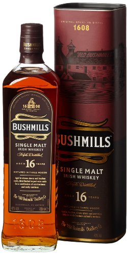 Bushmills 16 Jahre Single Malt Irish Whiskey (1 x 0.7 l) von Bushmills