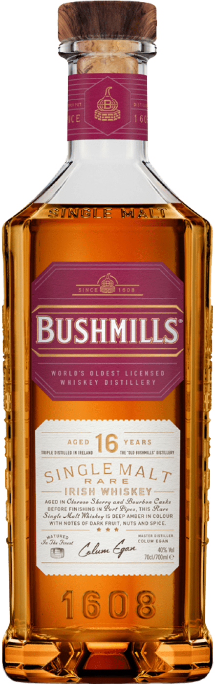 Bushmills 16 Years Old Single Malt Rare Irish Whiskey