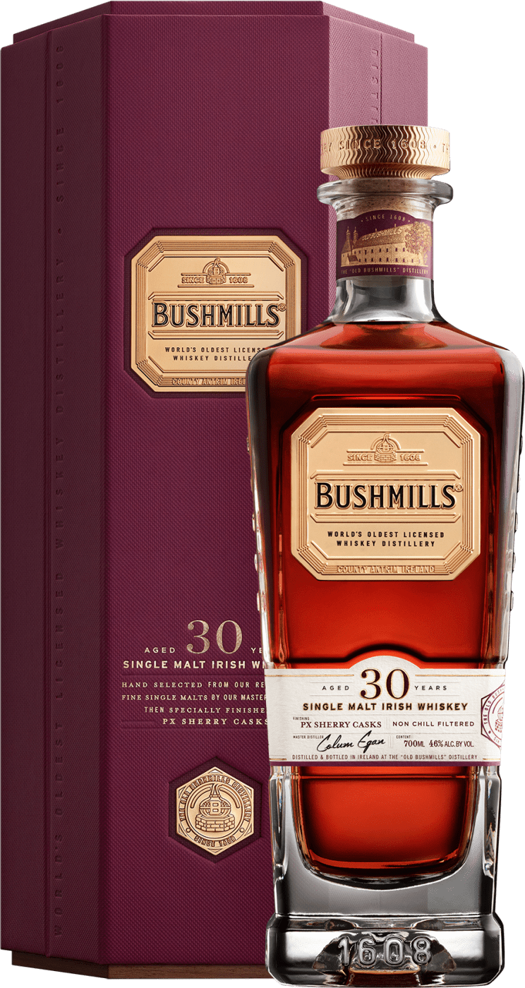Bushmills 30 Years Old Single Malt Irish Whiskey