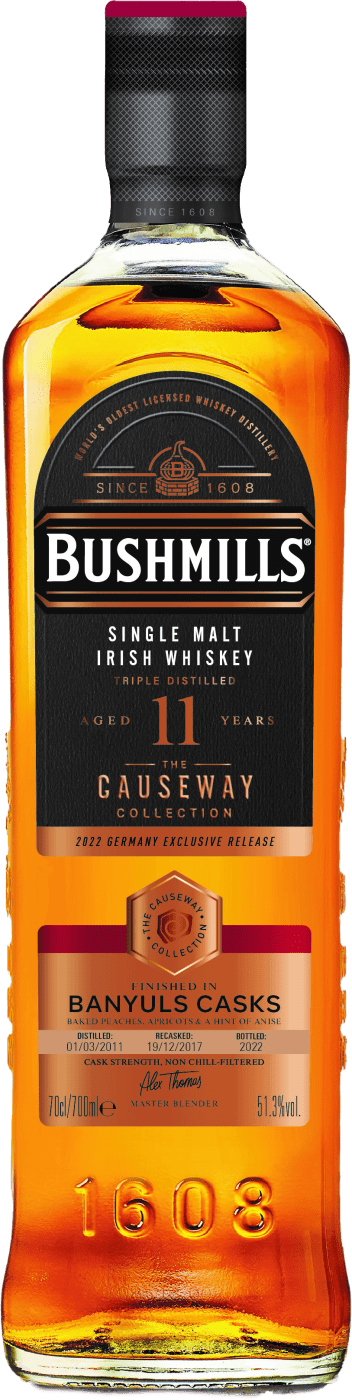 Bushmills »Causeway Collection« Banyuls Cask 11 Years Single Malt Irish Whiskey