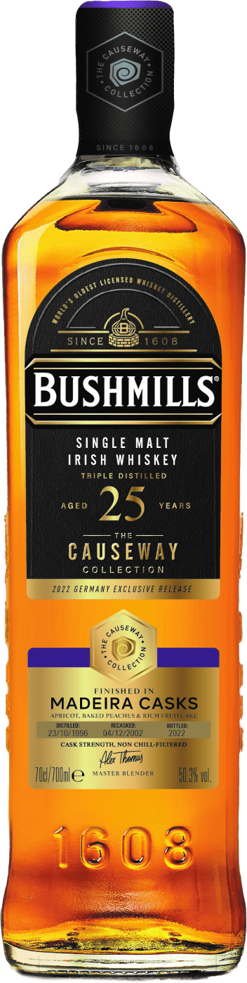 Bushmills »Causeway Collection« Madeira Cask 25 Years Single Malt Irish Whiskey