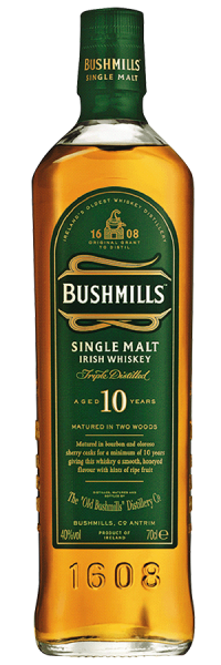 Bushmills Single Malt 10 Jahre - Old Bushmills Distillery - Spirituosen von Old Bushmills Distillery
