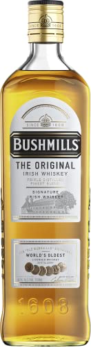 Bushmills Original Irish Whiskey (1 x 0,7 l) – klassischer, dreifach destillierter Finest Blend Whisky aus Irland von Bushmills