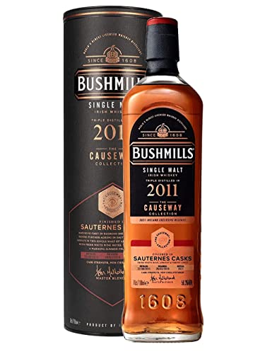 Bushmills THE CAUSEWAY COLLECTION Single Malt Irish Whisky Sauternes Casks 2011 56,3% Vol. 0,7l in Geschenkbox von Bushmills