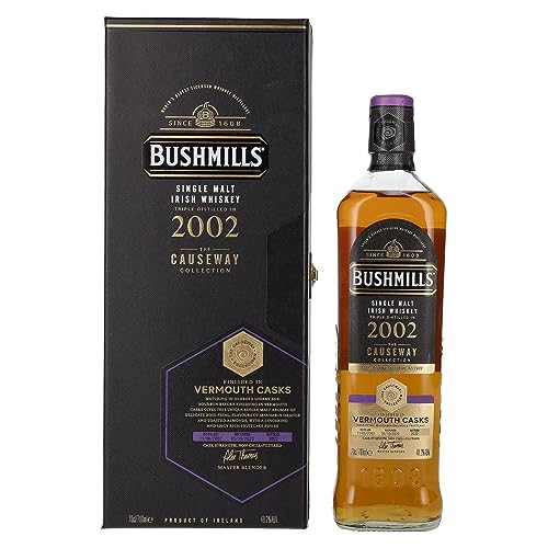 Bushmills THE CAUSEWAY COLLECTION Single Malt Vermouth Casks 2002 48,2% Vol. 0,7l in Geschenkbox von Bushmills