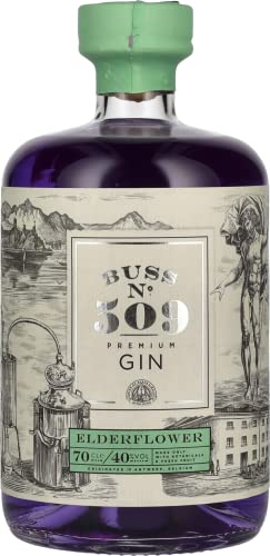 Buss N°509 Gin ELDERFLOWER Belgium Flavor Gin Author Collection 40% Volume 0,7l von Buss N°509 Gin