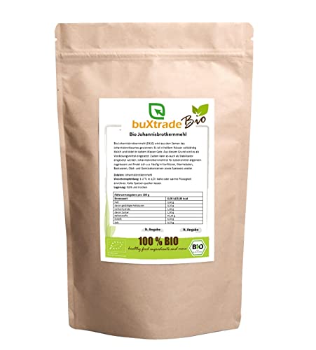 1 kg Bio Johannisbrotkernmehl | E 410 | Verdickungsmittel | Stabilisator | Geliermittel | von Buxtrade