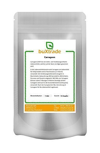 10 x 1 kg Carrageen E 407 gemahlen Irländisches Moos Carrageenan Hydrokolloide 10 kg von Buxtrade