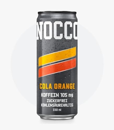 12 Dosen NOCCO BCAA Drink | Cola Orange | Buxtrade | 330 ml | 105 mg Koffein von Buxtrade