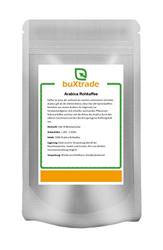 2 kg Arabica Rohkaffee | Grüner Kaffee | roh | Spitzenkaffee | Kaffeebohnen | von Buxtrade