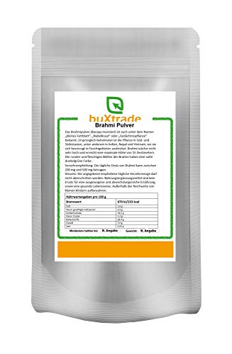 Brahmi Pulver | Superfoods | Fettblatt | Bacopa monnieri | Buxtrade (10x 1 kg) von Buxtrade