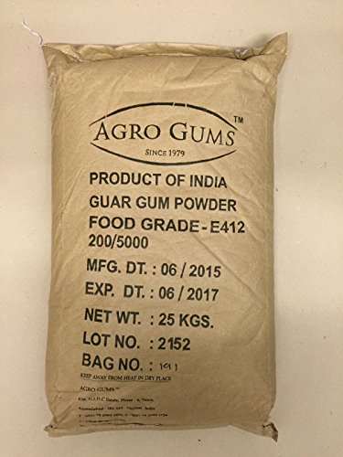 Guar Gum | Guarkernmehl | E412 | 5000 CPS | glutenfrei | vegan | pflanzlich | Buxtrade | VERSCHIEDENE GRÖßEN von Buxtrade