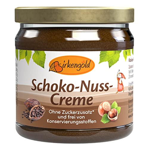 Schoko Nuss Creme | Aufstrich | Creme | mit Xylitol gesüßt | 170 g je Glas | Schoko | Vegan | versch. Mengen (1 Glas) von Buxtrade