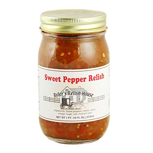 Byler's Relish House Homemade Amish Country Sweet Pepper Relish 473 ml von Byler's Relish House