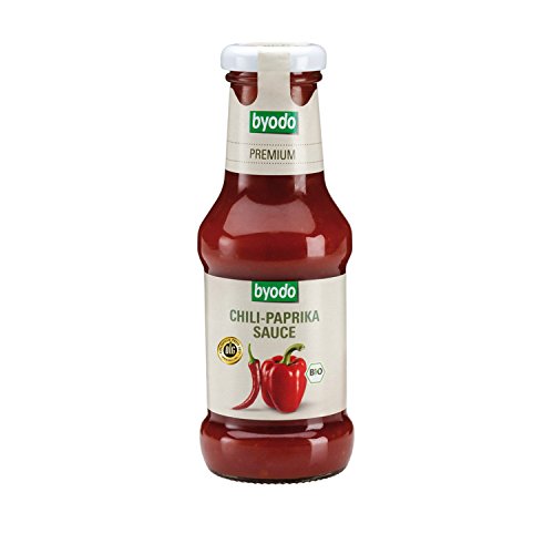 Bio Chili-Paprika-Sauce 250 ml - Byodo, fruchtig-scharfe Sauce, Vegan & Glutenfrei, Ideal für Dips und Marinaden - 100% Bio-Zutaten von Byodo