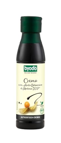 Byodo Crema con "Aceto Balsamico di Modena IGP" - Bio-Balsamico-Creme, intensiver Geschmack, geeignet für Salate und Desserts, Premium-Qualität, 150 ml von Byodo