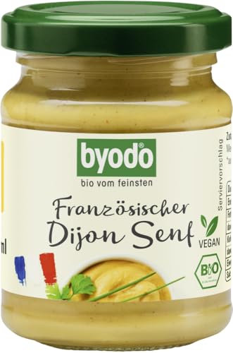 Byodo Bio Dijon Senf scharf (6 x 125 ml) von Byodo