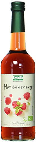 Bio Himbeeressig 500 ml, 2er Pack - Byodo Premium Qualität, Essig aus ökologischem Anbau, Vegan und Glutenfrei, Perfekt für Dressings und Marinaden von Byodo