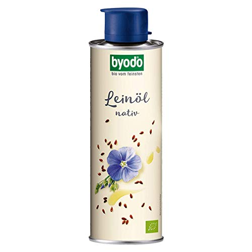 Byodo Bio Leinöl, nativ - in der Dose (1 x 250 ml) von Byodo