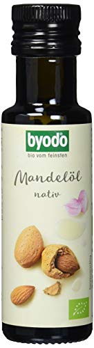 Bio-Mandelöl Nativ 200ml - Byodo 2er Pack (2 x 100 ml) - Organic Almond Oil, Kaltgepresst, Vegan, Glutenfrei, Ideal für Hautpflege & Kochen von Byodo