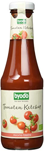 Bio Tomaten Ketchup Byodo, 4er Pack (4 x 500 ml) - 100% Bio-Zutaten, Italienische Sonnengereifte Tomaten, Fruchtiger Geschmack, Ohne Bindemittel, Vielseitig Einsetzbar | Byodo Bio-Qualität von Byodo