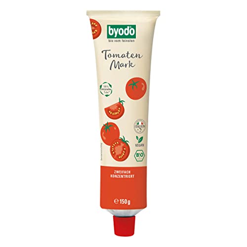 Byodo Bio Tomatenmark Doppelfrucht in der Tube (1 x 150 gr) von Byodo