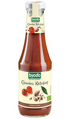 Byodo Bio Gewürzketchup 500 ml - Vegane Tomatensauce mit Feinen Bio-Gewürzen, Ideal für Kalte & Warme Gerichte, 100% Natürliche Zutaten, Nachhaltige Landwirtschaft von Byodo