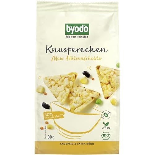 Byodo Knusperecken mit Mais & Hlsenfrchten (90 g) - Bio von Byodo