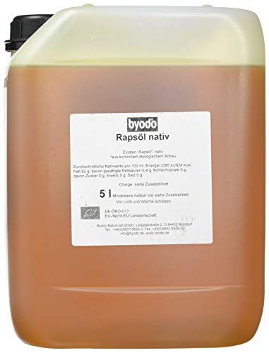 Byodo Rapsl nativ 1er Pack (1 x 5 l Dose) - Bio von Byodo