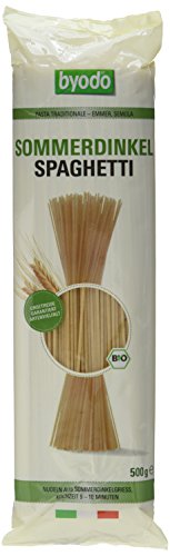 Byodo Sommerdinkel Spaghetti Semola 6er Pack (6 x 500g) - Bio, Vegan, Italienische Pasta, Hoher Ballaststoffgehalt - Ideal für die mediterrane Küche von Byodo