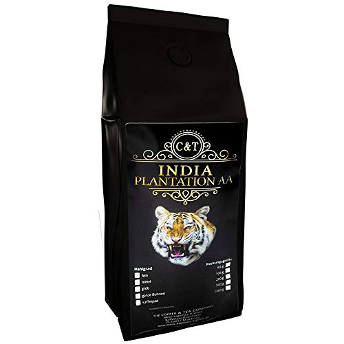 Kaffee Globetrotter - Echte Raritäten (Grob Gemahlen, 200g) India Plantation AA - Raritäten Spitzenkaffee - Werden Sie Zum Entdecker! von C&T