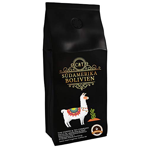 Kaffeespezialität Aus Südamerika - Bolivien, Hochlandkaffee Aus Der Nähe Der Anden (Ganze Bohne,100 Gramm) - Länderkaffee - Spitzenkaffee - Säurearm - Schonend Und Frisch Geröstet von C&T