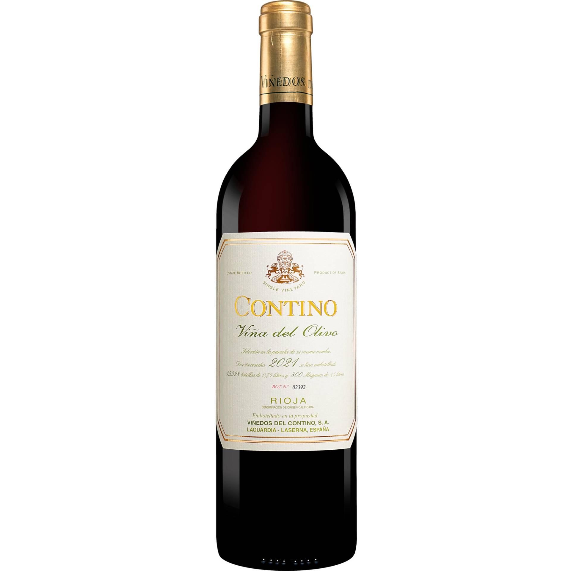 Contino »Viña del Olivo« 2021  0.75L 14% Vol. Rotwein Trocken aus Spanien von C.V.N.E. - Viñedos de Contino