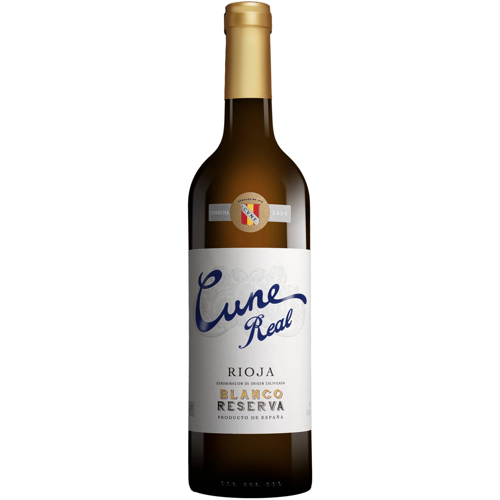 Cune Real Blanco Reserva 2020  0.75L 13.5% Vol. Weißwein Trocken aus Spanien von C.V.N.E.