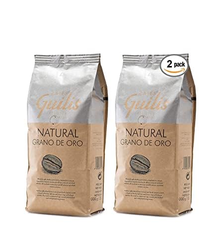 CAFES GUILIS DESDE 1928 AMANTES DEL CAFE Kaffee Natürliche Goldbohne Nasspolitur 1 kg Packung mit 2 kg von CAFES GUILIS DESDE 1928 AMANTES DEL CAFE