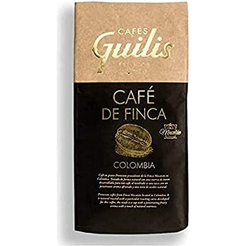 CAFES GUILIS DESDE 1928 AMANTES DEL CAFÉ Kolumbianischer Kaffee in Bohne Arabica Natürliche Röstung Finca Mocatán Colombia1 kg von CAFES GUILIS DESDE 1928 AMANTES DEL CAFE