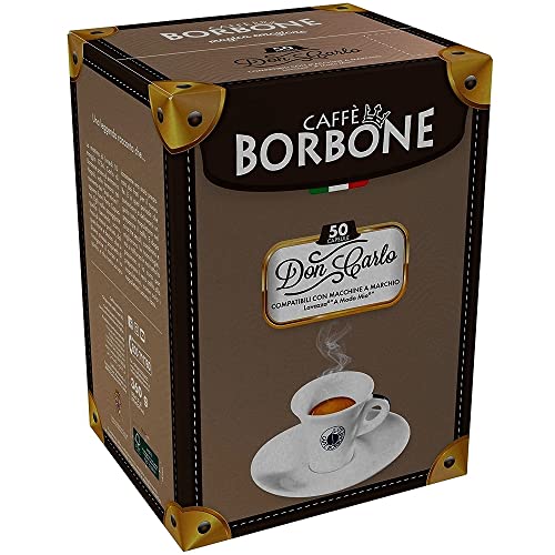 600 Kapseln Borbone Don Carlo rot kompatibel mit Kaffeemaschine a modo mio von CAFFÈ BORBONE