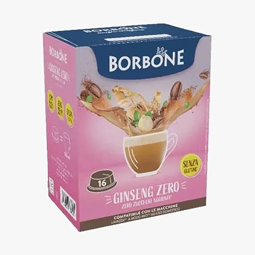 96 Kaffee Kapseln borbone Kompatibel lavazza A Modo Mio Kapseln Ginseng Zero - L'Emporio Kaffee von CAFFÈ BORBONE