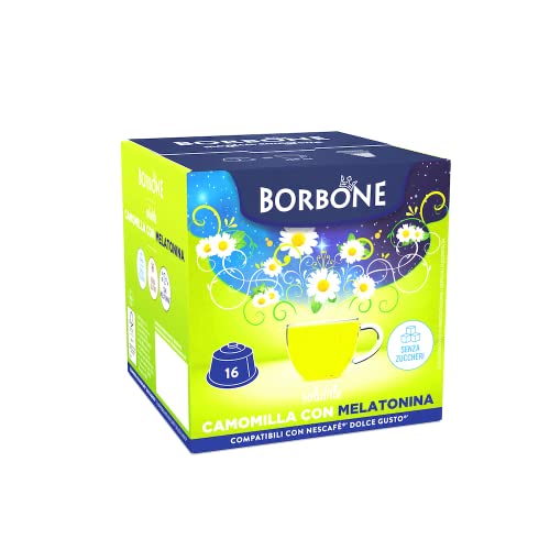 BORBONE | Dolce Gusto | CAMOMILLA | 16 pz | 1 PACCO | TCBRT001 | BORBRT001 | SOLBRT001 von CAFFÈ BORBONE